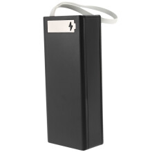 16X18650 Akku Aufbewahrung Box PD QC3.0 Schnell Ladung DIY Power Bank Box HüLle 18650 Akku Halter Box Schwarz