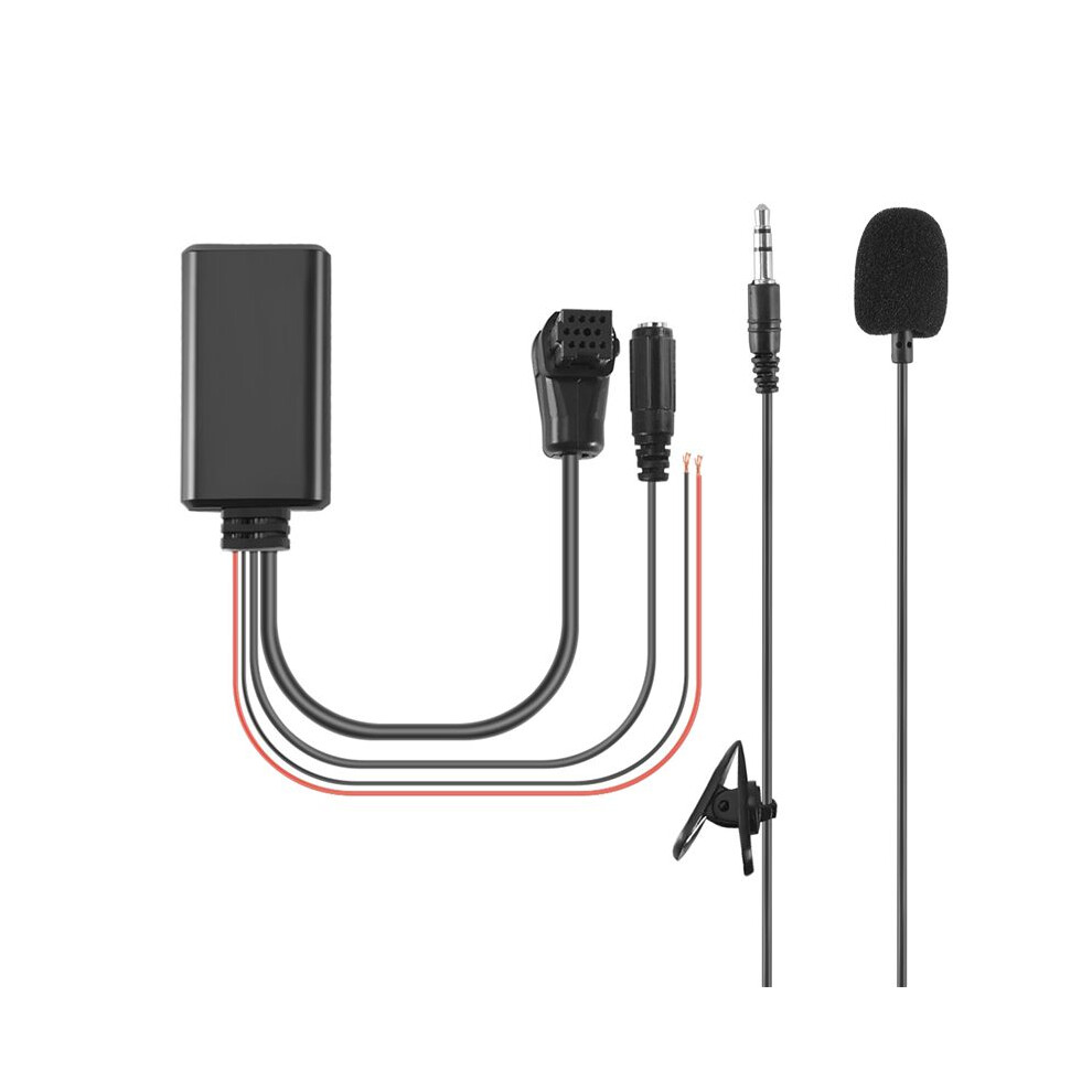 Car 5.0 Aux Cable Microphone Handsfree Mobile Phone Free Calling Adapter For Radio Ip-Bus P99 P01 6031282596879