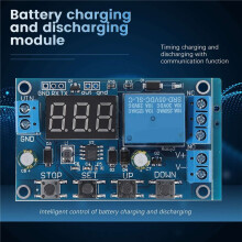 6-40V Batterijlader Bedieningsschakelaar Onderspanning Overspanningsbeveiligingskaart Auto Cut Off Disconnect Controller