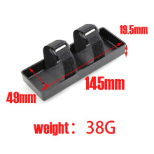 2 Set RC Plastic Battery Tray Case Battery Box Bracket for 1/8 1/10 Axial SCX10 TRX4 D90 RC Crawler Car Parts