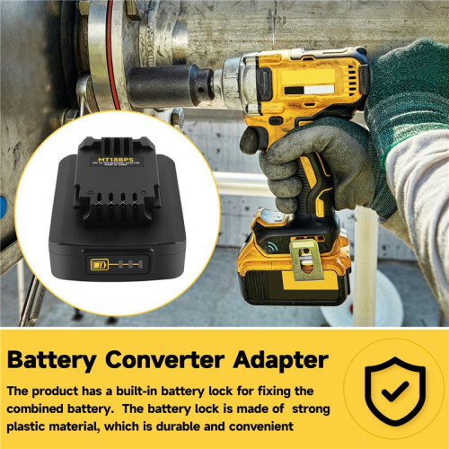 Batterie Adapter für  18V Lithium Batterie Umgerüstet auf  Porterkabel  18V 20V Batterie Konverter 2