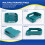 10Pcs Battery Storage Rack Battery Holder Case for  18V Fixing Devices() 6