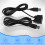 150CM Car Dash Flush Mount 2 USB Port Panel Auto Boat Dual USB-TAPYC Extension Cable Adapter for 5
