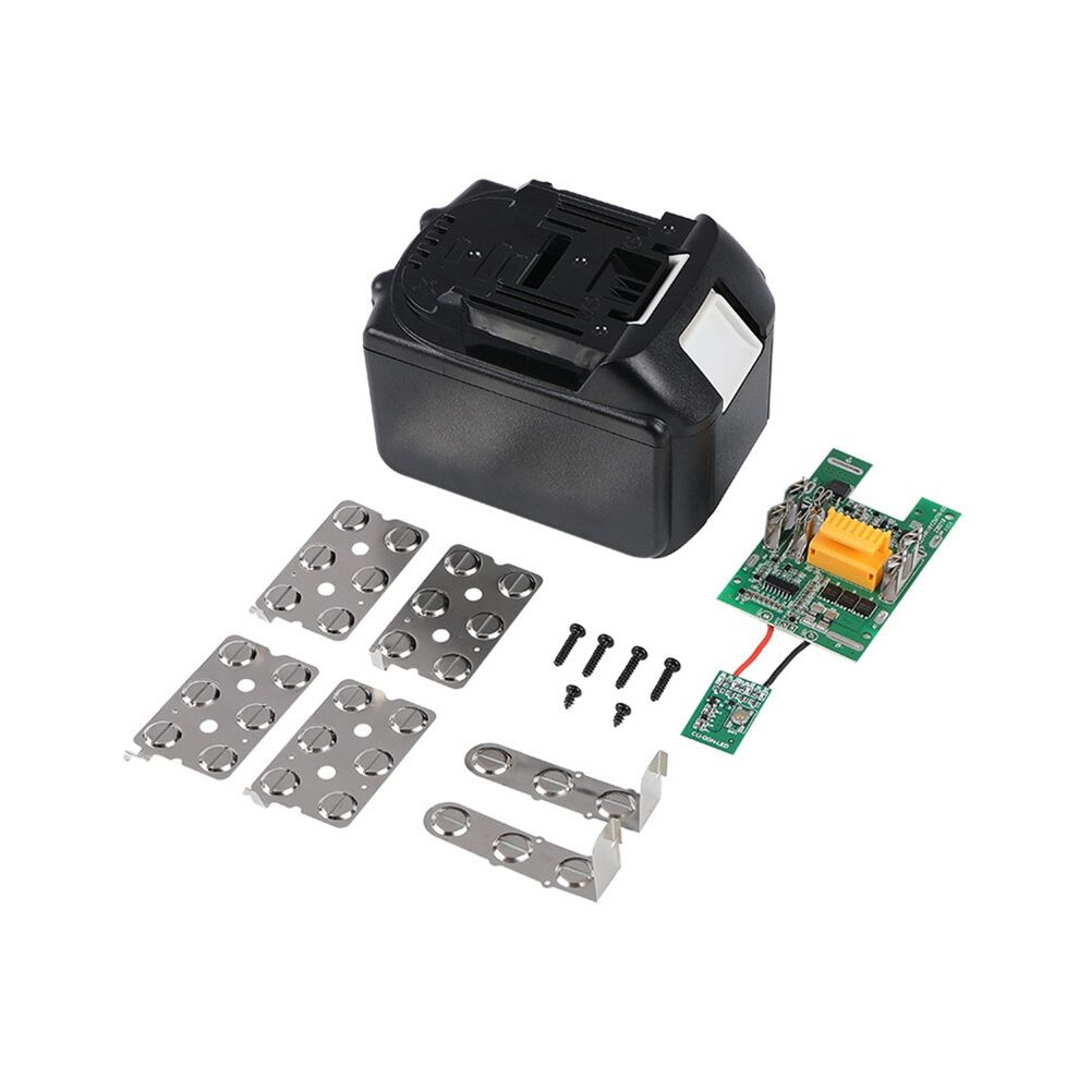 Exogio Li-Ion Battery Case With Lithium Battery Protective Board For 15-Cell Battery Tool Battery Case Kit