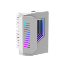 Adapter ATX 24Pin 180 Stopni ARGB Adapter 5V Synchronizacja dla Płyty Głównej Komputera Stacjonarnego DIY Akcesoria Komputerowe Biały