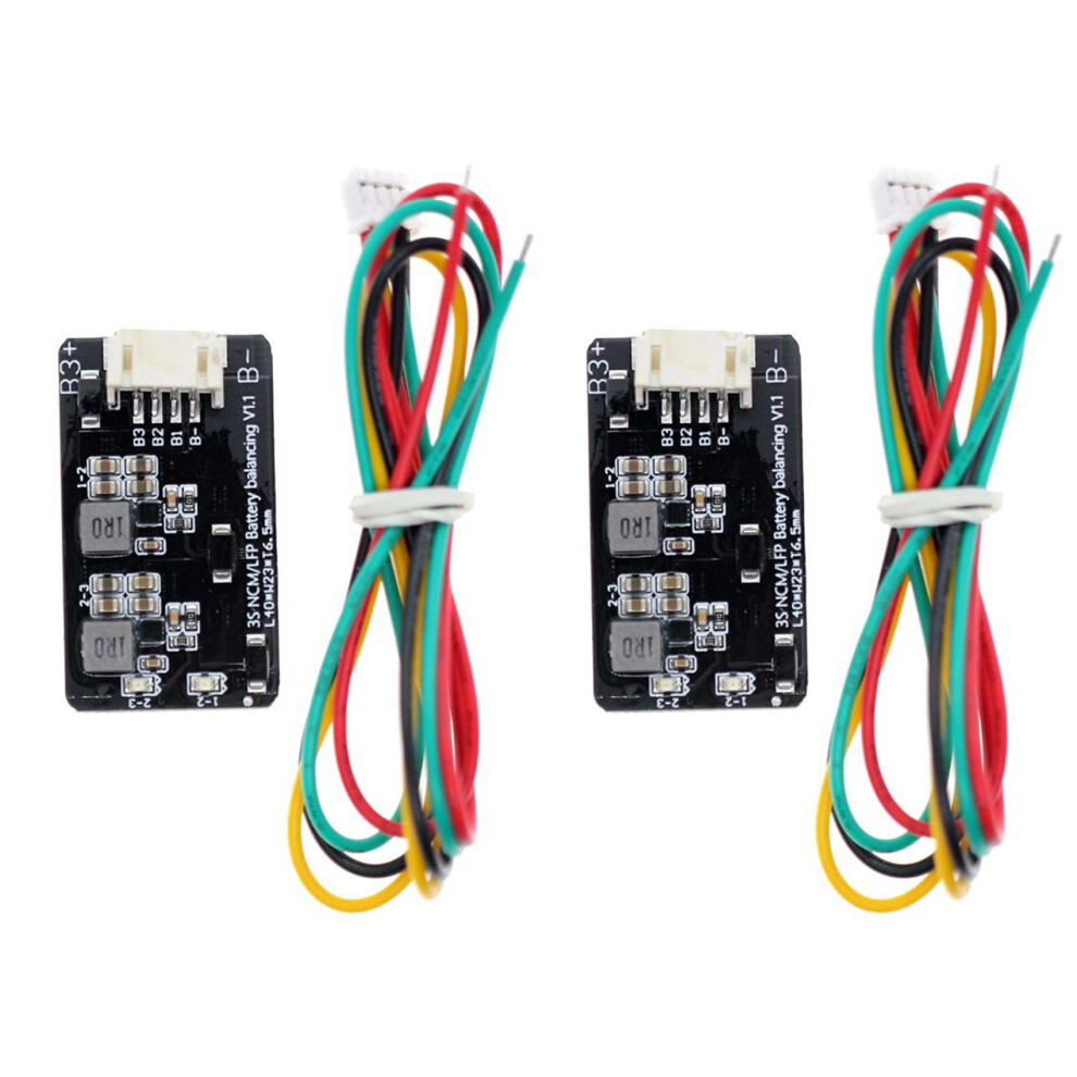 2Pcs 1.2A 3S Active Equalizer Balancer Equalizer Module Li-Ion Lifepo4 Lithium Battery Active Balancer Bms 4712705016540