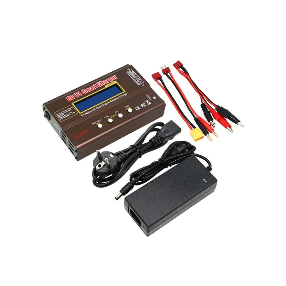 B6 V3 Battery Balance Charger For Lihv Lipo Nimh Li-Ion Rc Charger For Rc Fpv Drone Car Boat Eu Plug 4711675829969