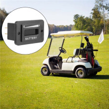 Cart Battery Meter 48V LED Battery Indicator Battery Gauge Battery Level Meter IP65 for Club Car,Fork Lifts