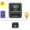 PWM 100A 12V 24V 36V 48V AUTO Solar Panel Charge Controller Solar PV Battery Charger with LCD MPPT Solar Controller 7