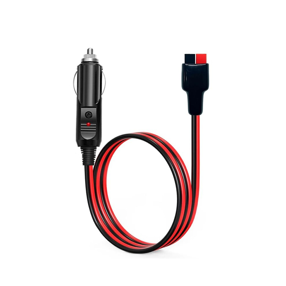 Lighter Plug With 45A Connector Extension Cable 14Awg Battery Charger Adapter For Anderson Powerpole Port 1M 4712893816700