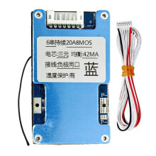 6S 20A 22.2V Li-Ion Lmo Ternary Lithium 18650 Battery Charge Protection Board with Balance and Temperature Protect