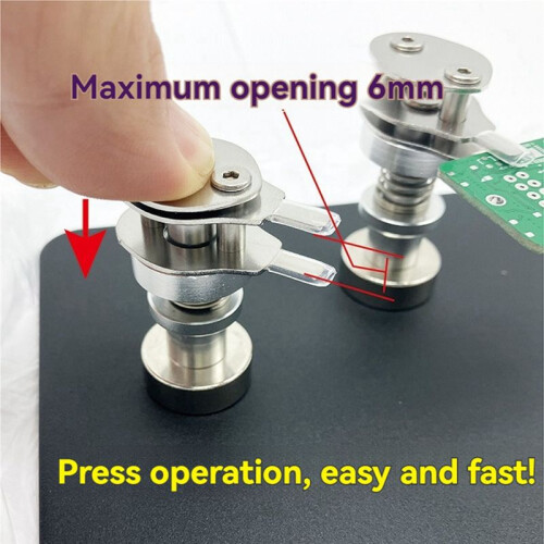 PCB Clip Electronic Production Repair Small Board Fixing Motherboard Components Precision Spring Clamp Welding 1