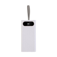 22.5W DIY Powers Bank Box with Fast Charging and LCD Display Removable Mobile Power Box for 28x18650 Battery Outer CaseB