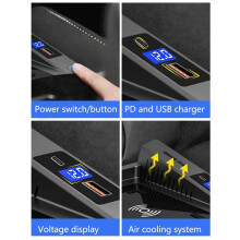 Car Phone Wireless Charger for X-Trail Rogue 2021-2023 Qashqai 2019-2023, 15W Fast Charging Panel Adapter