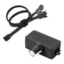 PWM Speed Controller 5V 4Pin PWM Fan Governor PWM Governor USB TYPE-C Power Supply DIY Cooler with 1 to 2 Adapter Cable