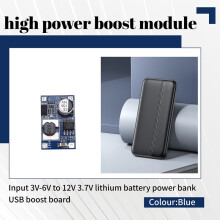 5 Sztuk 8 w USB Wejście - Konwerter 3 V-6 V do 12 V 3 A Moduł Zasilania Step dla Baterii Litowej 3,7 V