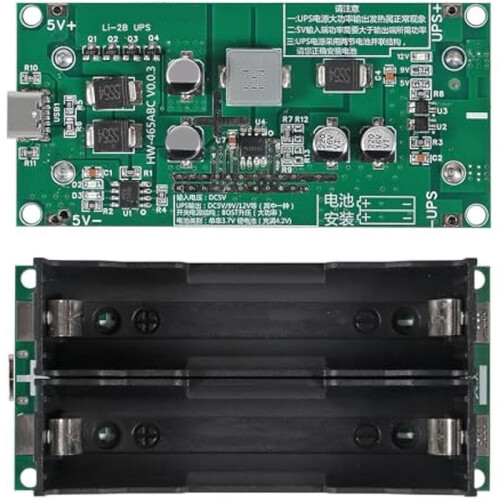 3pcs 15W 3A Battery Boost Charging Module High Power UPS 18650 Lithium Battery Boost Charging Module 12V 1