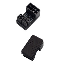 Adattatore di Alimentazione Della Scheda Grafica Gomito 180, Connettore di Sterzo GPU PSU PCI-e 8 Pin Cablaggio Rotante Artefatto PH38B+