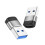 USB 3.0 to Type C Adapter 10Gbps Data Transmission Fast Charging Adapter for  15   Accessories Silver 9
