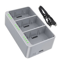Three Channel Two-Way Charging Hub for   4 Pro and  3 Pro Battery for  3 Pro Battery Charger