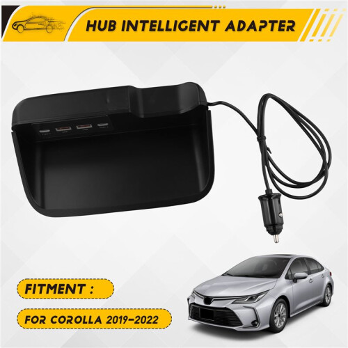 Car Docking Station Quick Charging for   2019-2022 USB Hub Intelligent Adapter Powered Splitter 1