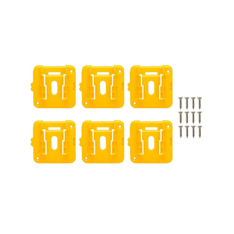 6Pack Battery Mount Holder For 20V 60V Battery Dock Holder Fit Battery Display For Warehouse Factory Toolbox 6032294716460