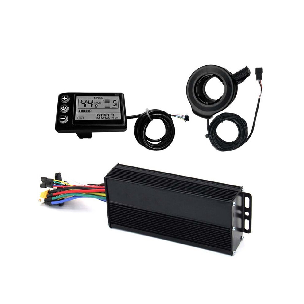 Three Mode Ebike Sine Wave Controller 36V/48V/52V 40A With S866 Lcd Display Sm Connector For 2000W Ebike 6033286491402