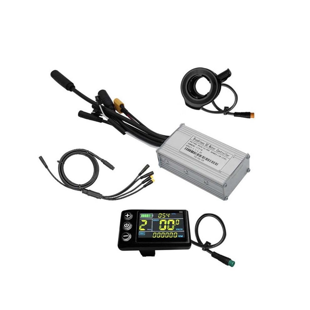 Three Mode Ebike Controller 17A 24V/36V/48V With S866 Lcd Color Display Waterproof Connector 350W Motor Conversion Parts 4713018057428
