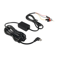 Dash Cam Acc Hardwire Kit, USB Type C Dashcam Kit Step-Down Cable, 12V-24V to 5V 3A Car Dash Charger Power Cord