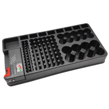 Suporte Organizador de Armazenamento de Bateria com Testador de Caixa de Bateria com Verificador de Bateria para AAA AA CD 9V
