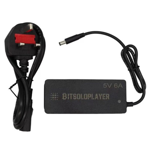 For Bitaxe 5V 6A 30W  Power Supply Adapter for Bitaxe Max,Ultra,Gamma,Nerdaxe Power Adapter UK PLUG