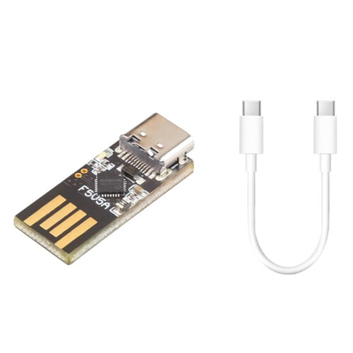 Pour Raspberry Pi5 Adaptateur USB AC PD avec Câble  PD Trigger Activation Power USB-A Vers USB-C pour Raspberry Pi 5