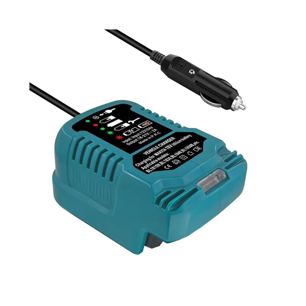 For Maikta Bl1830 Bl1840 Bl1850 Bl1840b Bl1815 18V Li-Ion Battery Cigarette Lighter Plug Charger Vehicle Charger 4712492317509