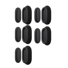 Lot de 5 Supports de Télécommande Magnétiques Muraux en Silicone pour Télécommande et Chargeur de Télécommande TV