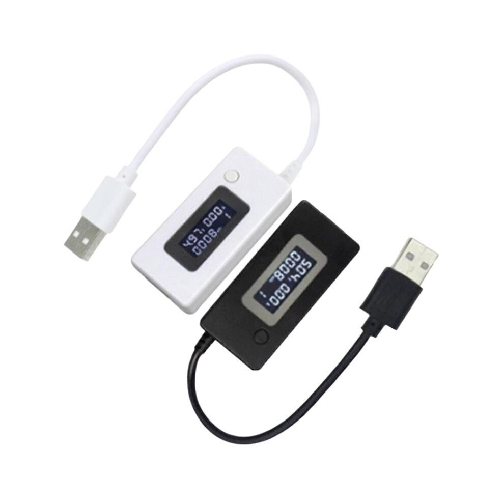 2Pc Digital Voltmeter Ammeter Lcd Dual Usb Charger Mobile Power Detector Voltage Current Meter Tester Monitor 6133053043336