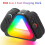 RGB Fast Charging Dock for NS2  2  Accessories,  2 Joy Con Controller Magnetic Charger Stand Station 4