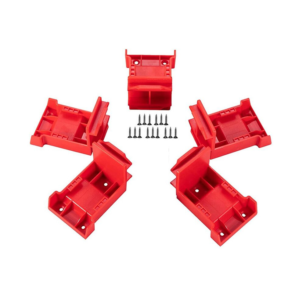 5Pcs 2-In-1 Tool Hanger Dock - Wall-Mounted Battery Holder For 14.4V-20V For 18V Batteries A 6033116376619