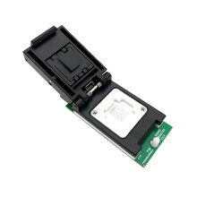 Para XGECU EMMC BGA162 Adaptador de Soquete para Programador T48 V2.0 Suporte de Sonda de Cabeça Dupla Contato Confiável