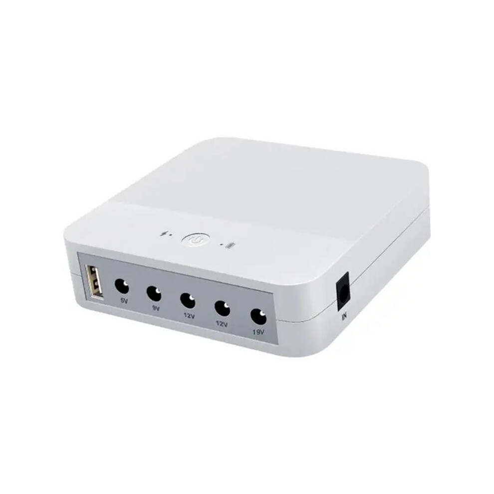 13200Mah Usb 5V 9V 12V 19V Uninterruptible Power Supply Ups Battery Backup Unit With 5.5X2.5mm Cable For Wireless Router 4711212628178
