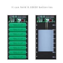 Quick Charge Detachable Power Bank Case DIY Shell 8x18650 No Welding Battery Storage Box Without Battery PD