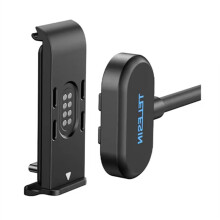 TELESIN Magnetic Waterproof Charging Side Cover Cable Kit for Hero 9 10 11 12 13 Type-C Charging Cover Port Easy Removable