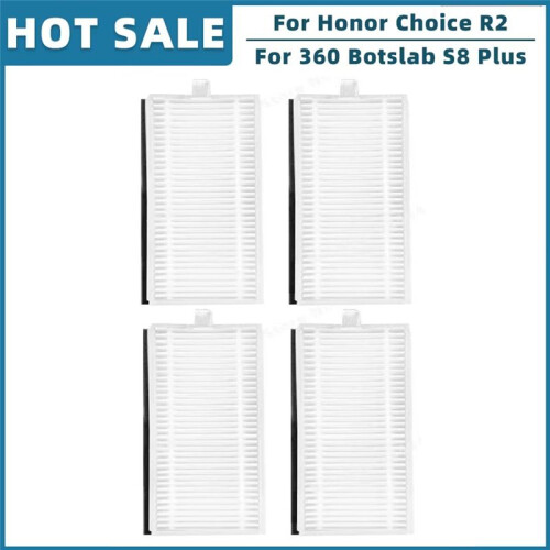 Compatible for 360 S8, Botslab S8 ,  Choice R2, R2s Lite, R2  Spare Part Accessories Filter Main Side Brush 2