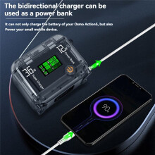 Battery Charger for Osmo Action 5Pro/4/3 Fast Charging Hub Two-Way Battery Charger Box with LCD Color Screen