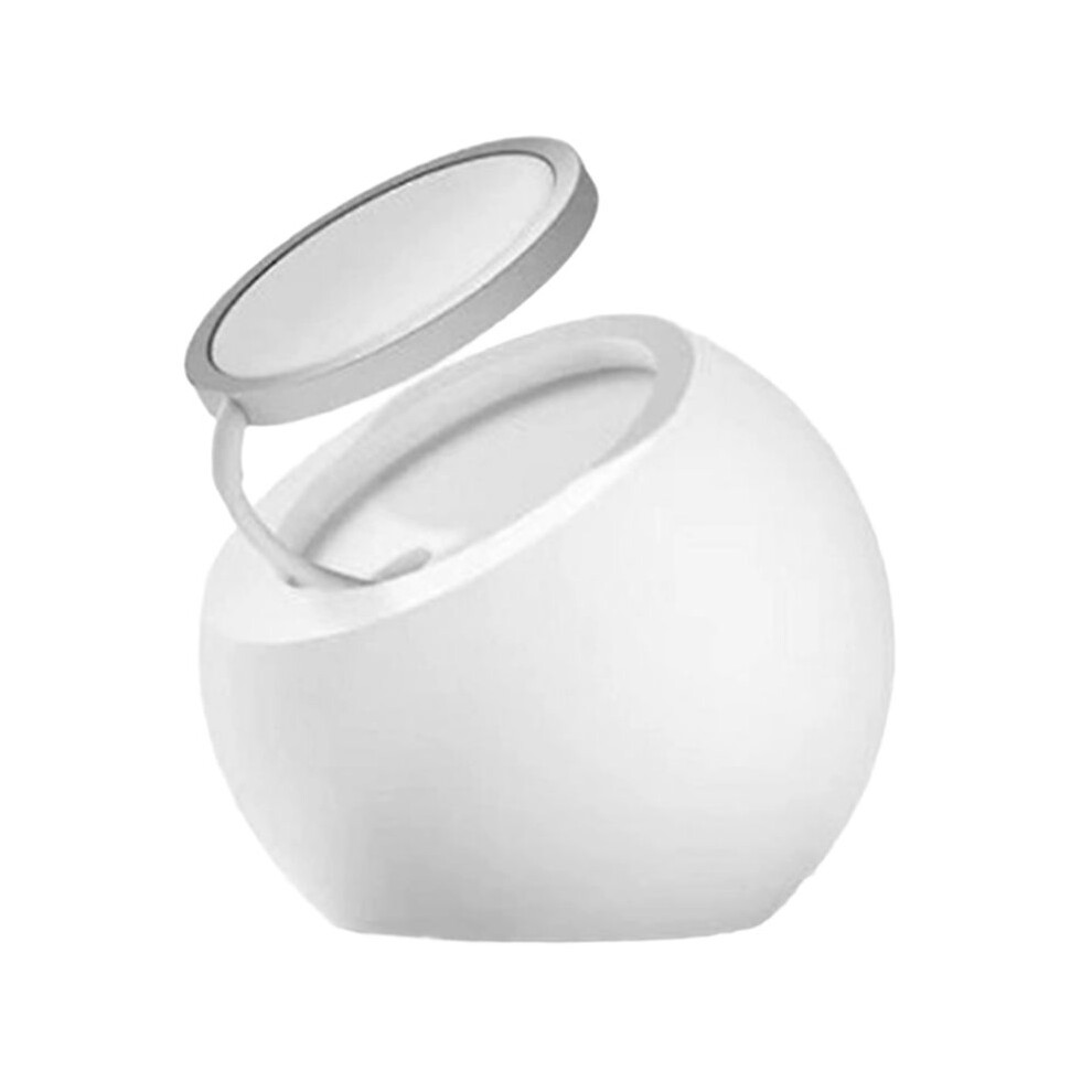 Desk Shape Magnetic Silicone Charging Holder Wireless Charger Dock Station Stand White 6132795469084