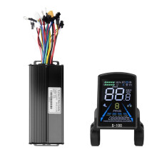 S-100 Electric Bike Display Meter 35A 36V/48V/52V Sine Wave Controller Kit for Scooter E-Bike Modification Accessories