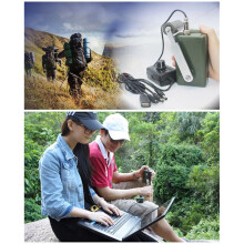 Hand Crank Generator Outdoor Professional Silent Emergency Mobile Phone Computer Charger Portable 30W/28V