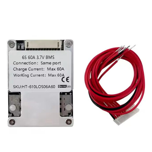 BMS 6S Lithium Battery Protection Board for Electronic Tools Wheelchairs Vehicles 60A