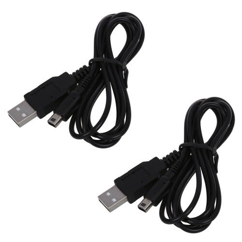 2X Load game machine for   XL, LL, 3DS USB cable charger