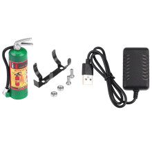 7.4V 2000Mah 5cm XH-3P Quick USB Charger & RC Decoration Metal Fire Extinguisher for Axial SCX10 90046 TRX4