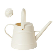 3.8L Garden Watering Can with Ergonomic Curved Handle and Interchangeable Long Short Spout